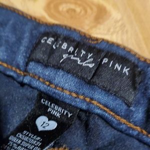 Stretch blue jean jeggings